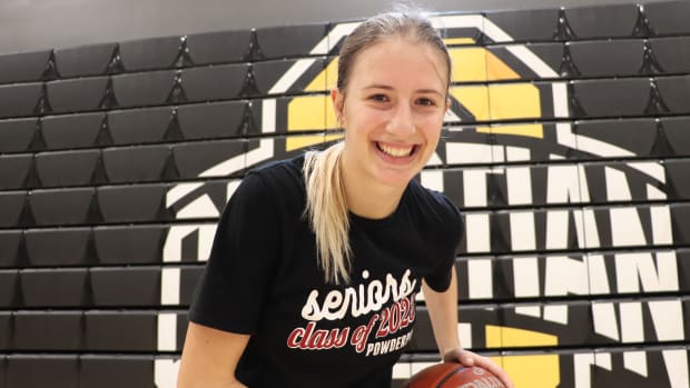 Ontario Christian senior F Chloe Briggs photo by John Murphy